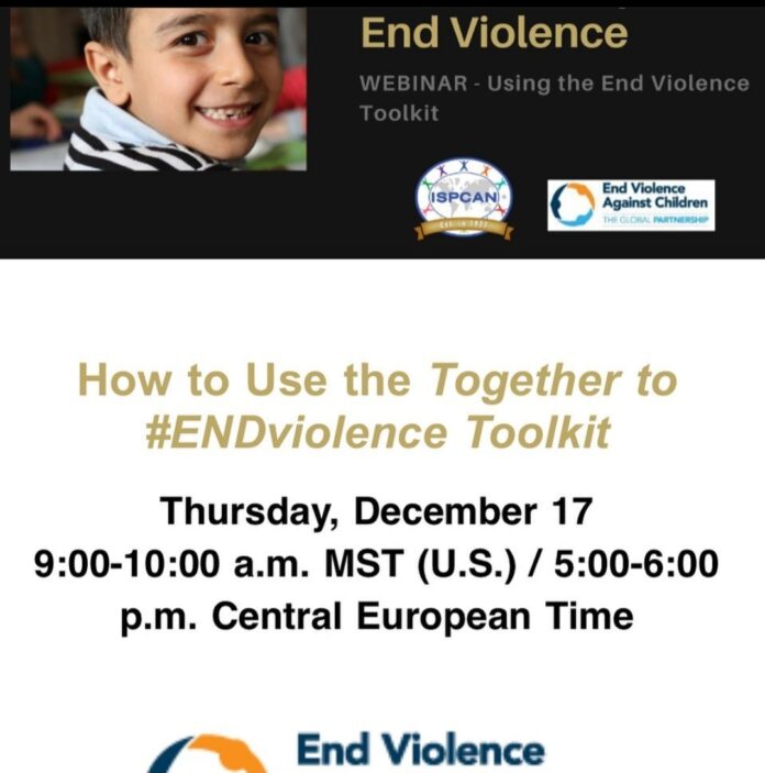 17 de Diciembre. End Violence webinar ISPCAN