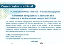 19 de Marzo. Conectados para garantizar la educación de la infancia y la adolescencia en tiempos de COVID-19