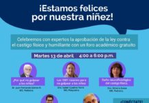 13 de Abril. Estamos felices por nuestra niñez.