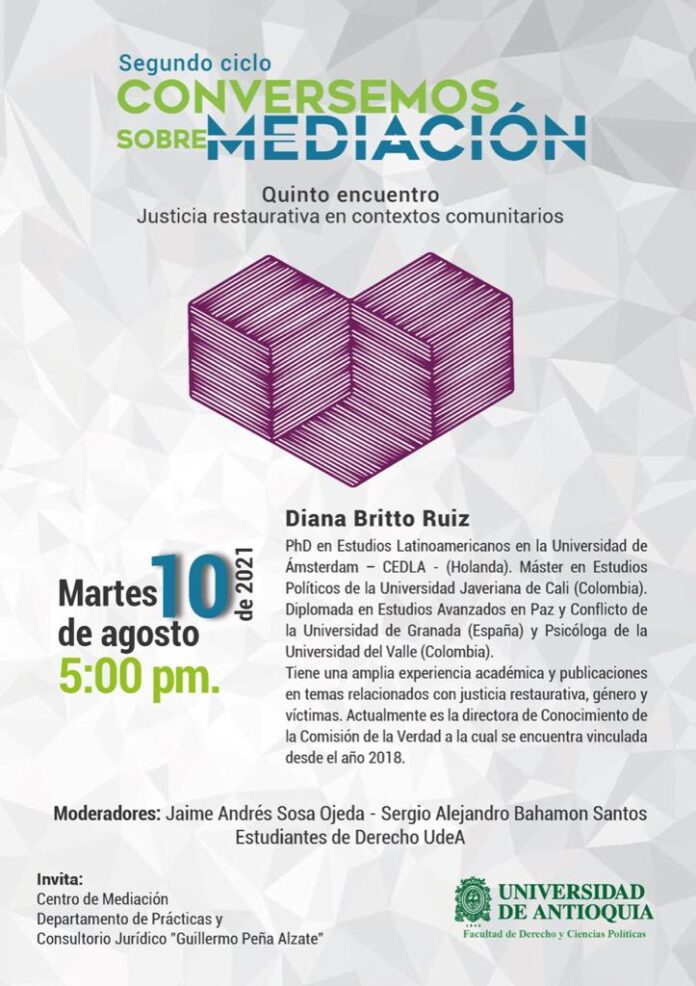 10 de Agosto. Conversemos sobre mediación