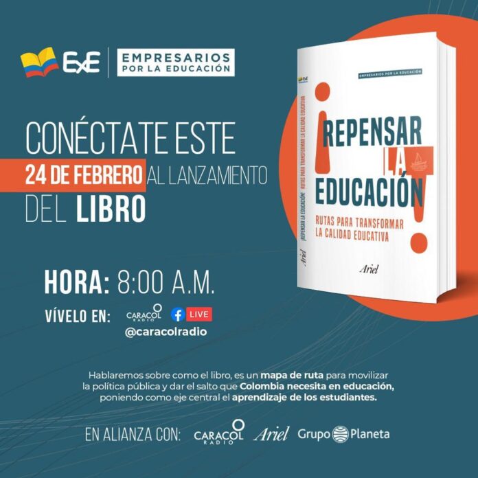 Conéctate al gran lanzamiento del libro «¡REPENSAR LA EDUCACIÓN!» Conectate