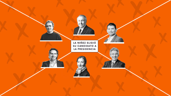 La niñez votó por su candidato a la presidencia La niñez votó por su candidato a la presidencia