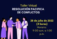 28 de julio, Resolución pacífica de conflictos