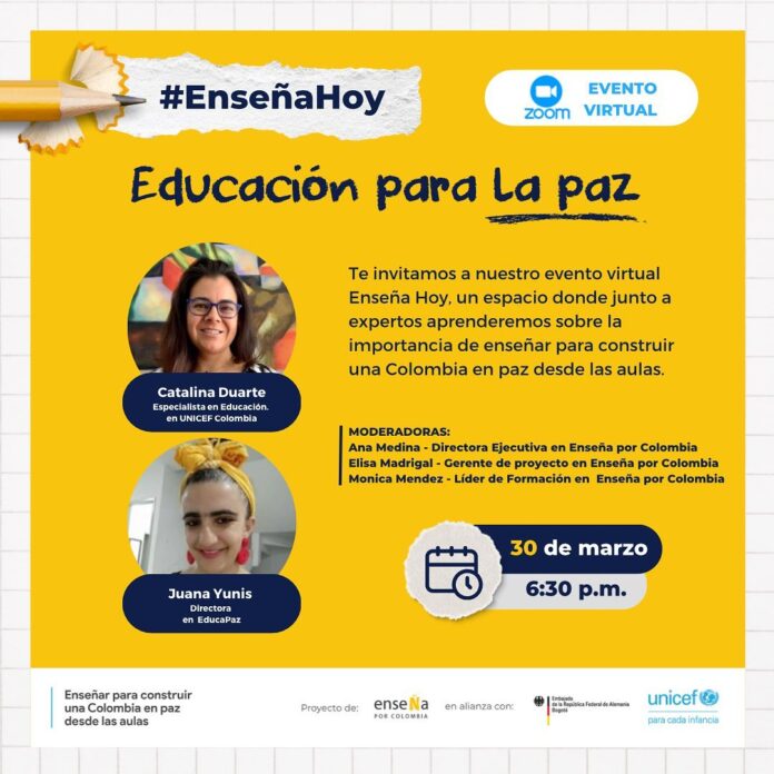 30 de marzo. Educación para la paz.