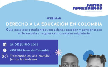 Webinar Derecho a la educación en Colombia