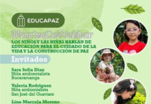 «Los niños y las niñas hablan de educación para el cuidado de la vida y la construcción de paz».