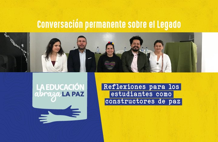 Expertos reflexionan sobre el conflicto armado y la paz en Colombia. Profesionales invitados al Conversatorio del Colegio Danilo Cifuentes en Bogotá.