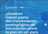 ¿Quieres hacer parte del movimiento pedagógico de educación para la paz en un país en transición?