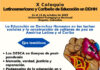Segunda convocatoria ponencias X Coloquio de la Red Latinoamericana y Caribeña de Educación en Derechos Humanos