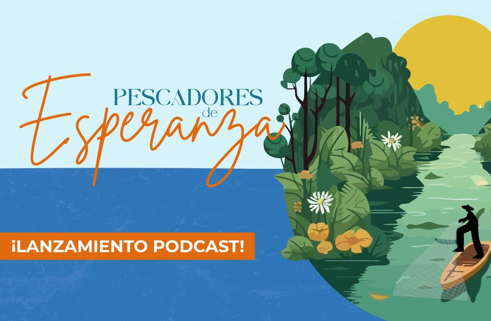 Serie de podcast titulado “Pescadores de esperanza. Tejiendo redes de convivencia y paz”, sobre el conflicto armado en el país
