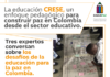 La educación CRESE, un enfoque pedagógico para construir la paz en Colombia desde el sector educativo