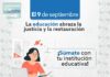 La educación abraza la justicia y la restauración