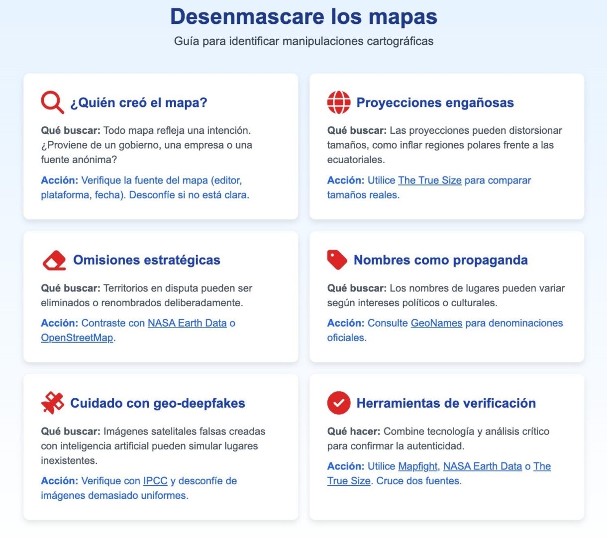 Detector de humo: Contra el desorden informativo (25): Mapas que mienten