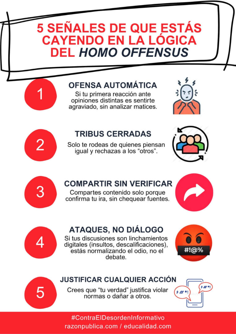 Detector de humo: Contra el desorden informativo (29): Los Homo offensus, indignados que alimentan el caos