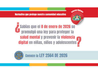 Ley 2564 de 2026: cómo actuar frente a la salud mental y la violencia en entornos digitales en la escuela