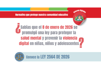 Ley 2564 de 2026: cómo actuar frente a la salud mental y la violencia en entornos digitales en la escuela