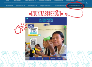 Un nuevo espacio digital para construir paz desde las aulas