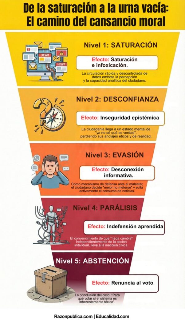 Detector de humo: Contra el desorden informativo (54): La fábrica del cansancio moral