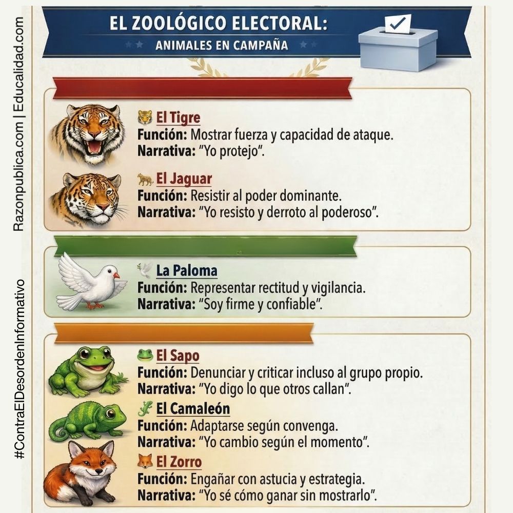 Detector de humo: Contra el desorden informativo (55): El zoológico electoral