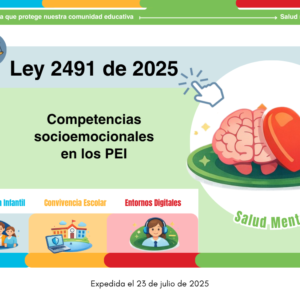 Ley 2491 de 2025: Competencias socioemocionales en los PEI