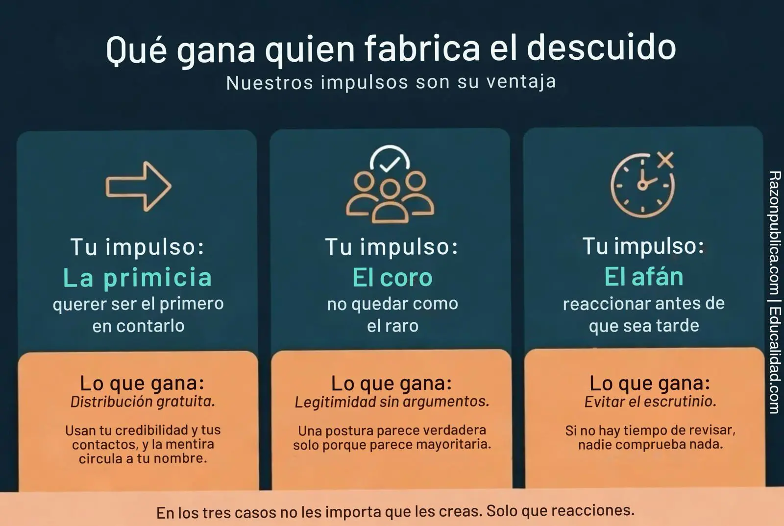 Detector de humo: contra el desorden informativo (66) Nos ganan por descuido